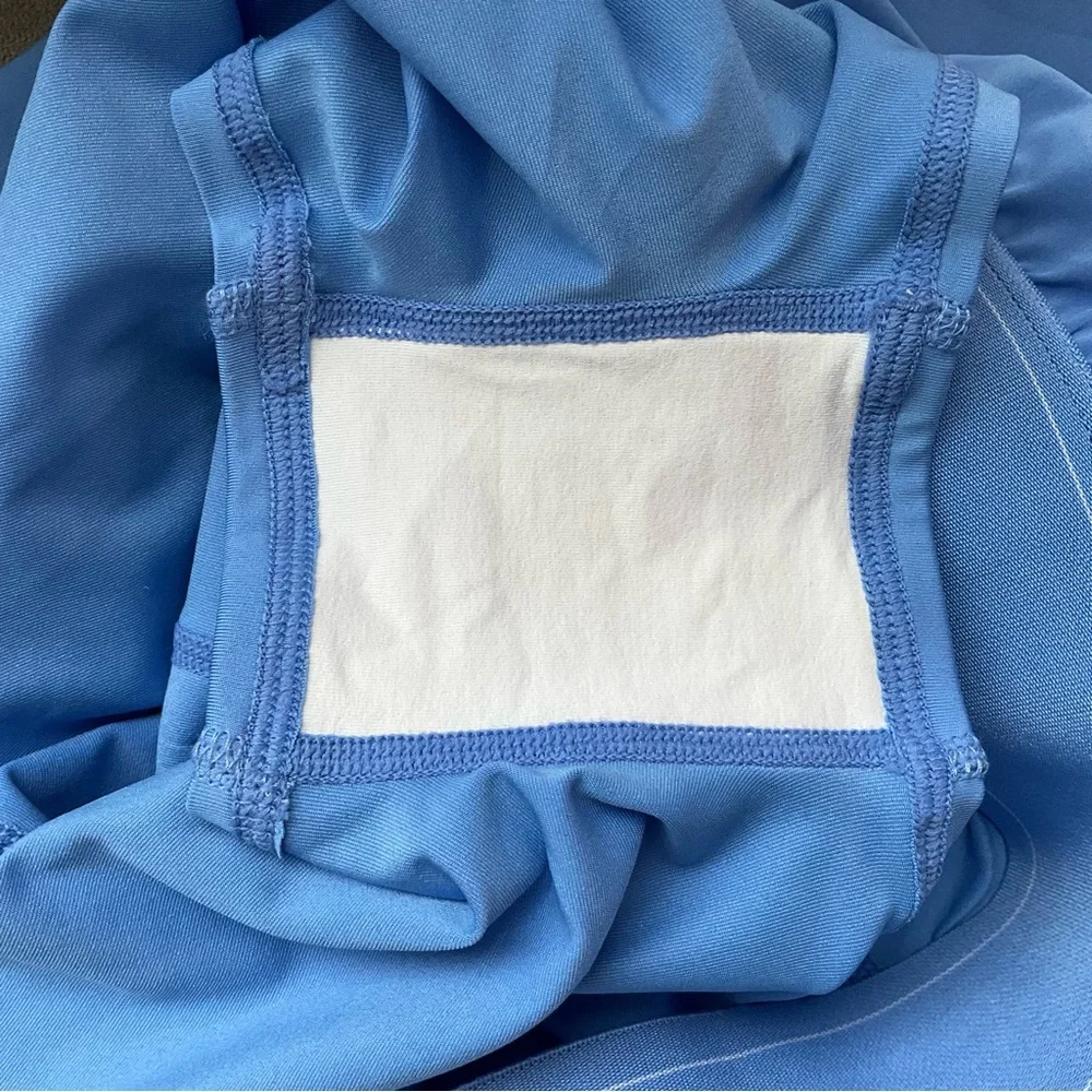 Alo Yoga Match Point Tennis Skirt Crystal Clear Blue S